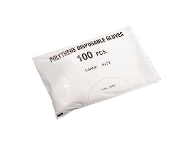 Handske Engangs str L LDPE