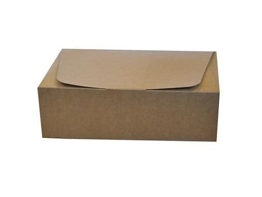 Transportboks 275x170x90 mm Kraft Brun/Hvid