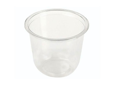 Dessertbæger 145ml rund Ø76x61mm klar PLA