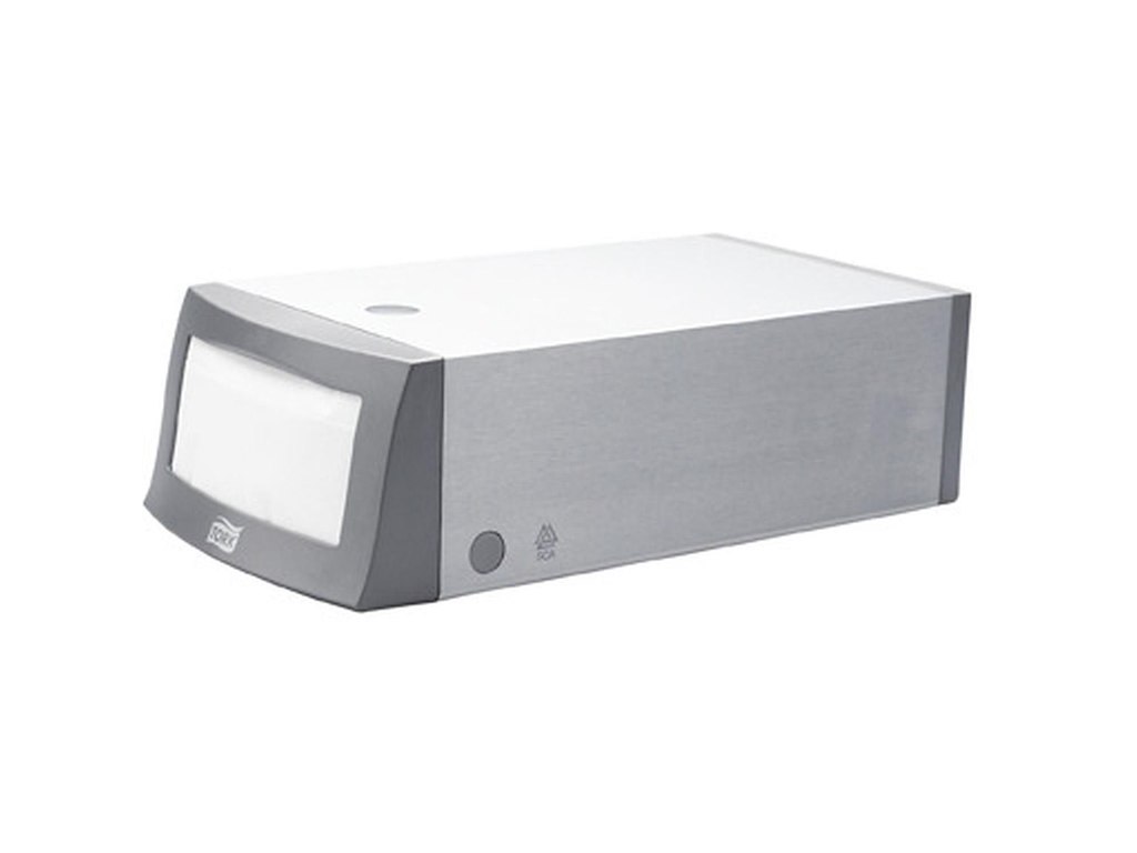 Dispenser Serviet N1 Novafold L367xB201xH119mm Aluminium Til Novafoldserviet N1