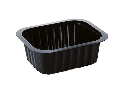 Bakke 1-rum 1/8 GN 470 ml 138x114x53 mm PP Sort