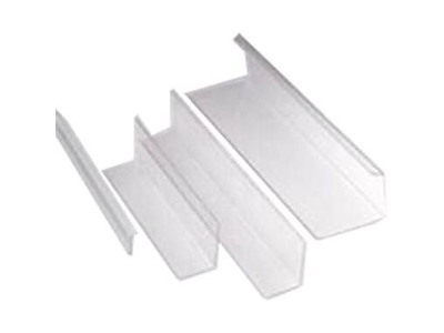 Nyseskærm 100x30x20 cm 5 cm knæk Akryl Klar