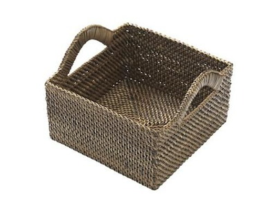 Brødkurv Bastian Kvadrat 18x18x9.5 cm Nitoflet Lys/Mørk