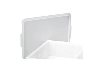 Låg Til Plastkasse CB 23 ltr L420xB320xH10mm HDPE Natur