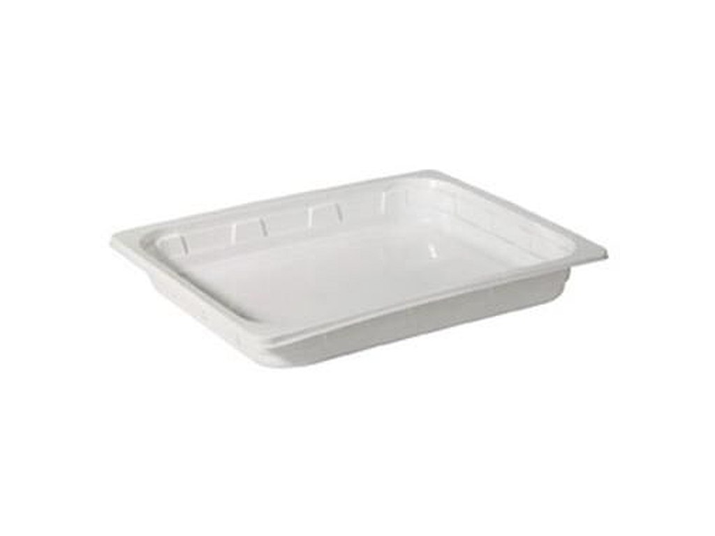 Bakke 1/2 GN 2500 ml 325x265x40 mm PP Hvid