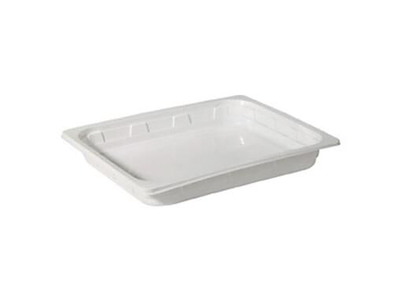 Bakke 1/2 GN 2500 ml 325x265x40 mm PP Hvid