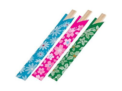 Spisepinde 2-pak 202 mm Træ Mixed flowers pakning