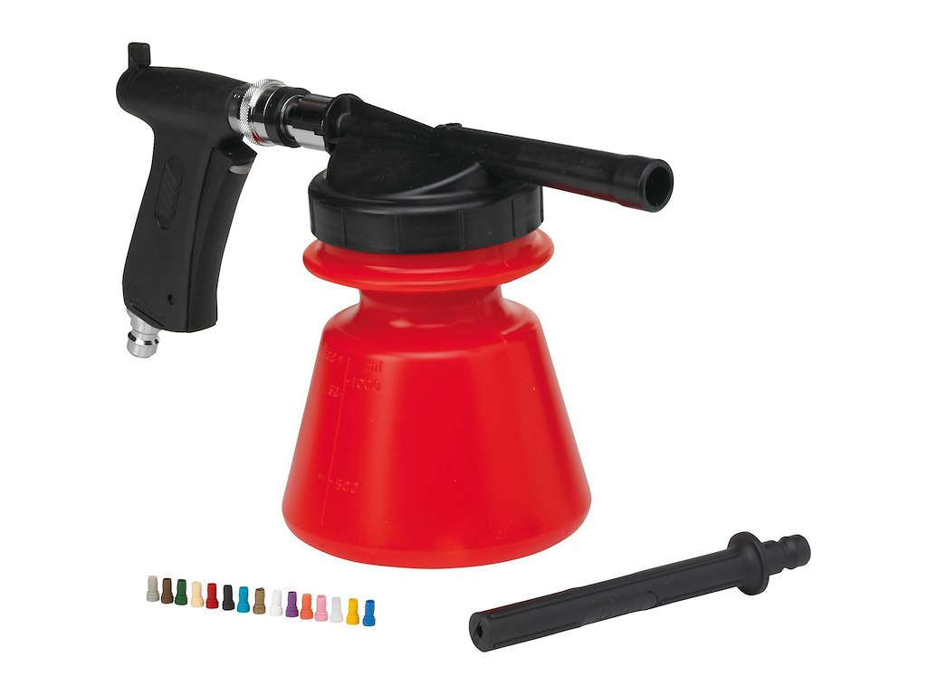Skumsprøjte 1.4 ltr Komplet med Strålerør Rød