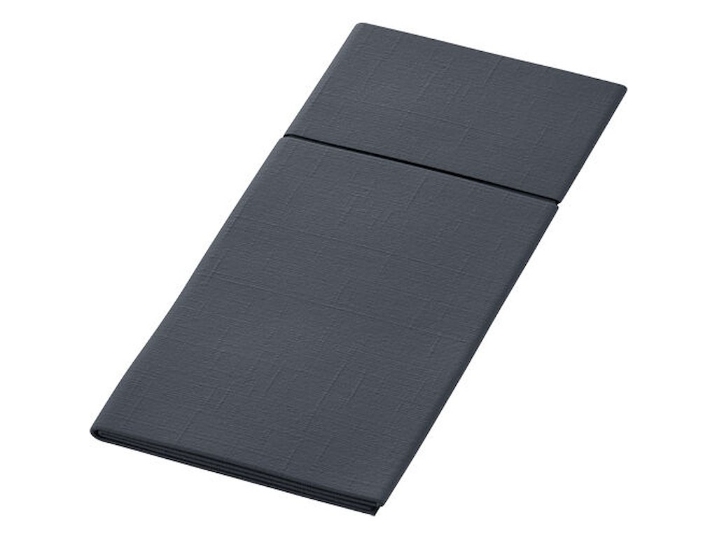 Serviet Duniletto Slim Bio Dunisoft 40x33cm med bestik-fold sort