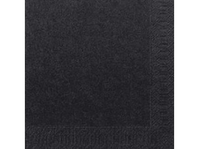 Serviet Duni 33x33cm 3-lag Sort