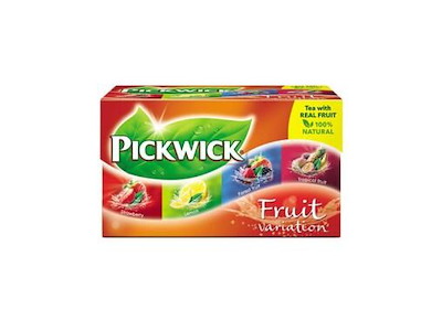 Te Sort Pickwick Fruit Tea Mix Pack 4 varianter 20 breve Frugtte