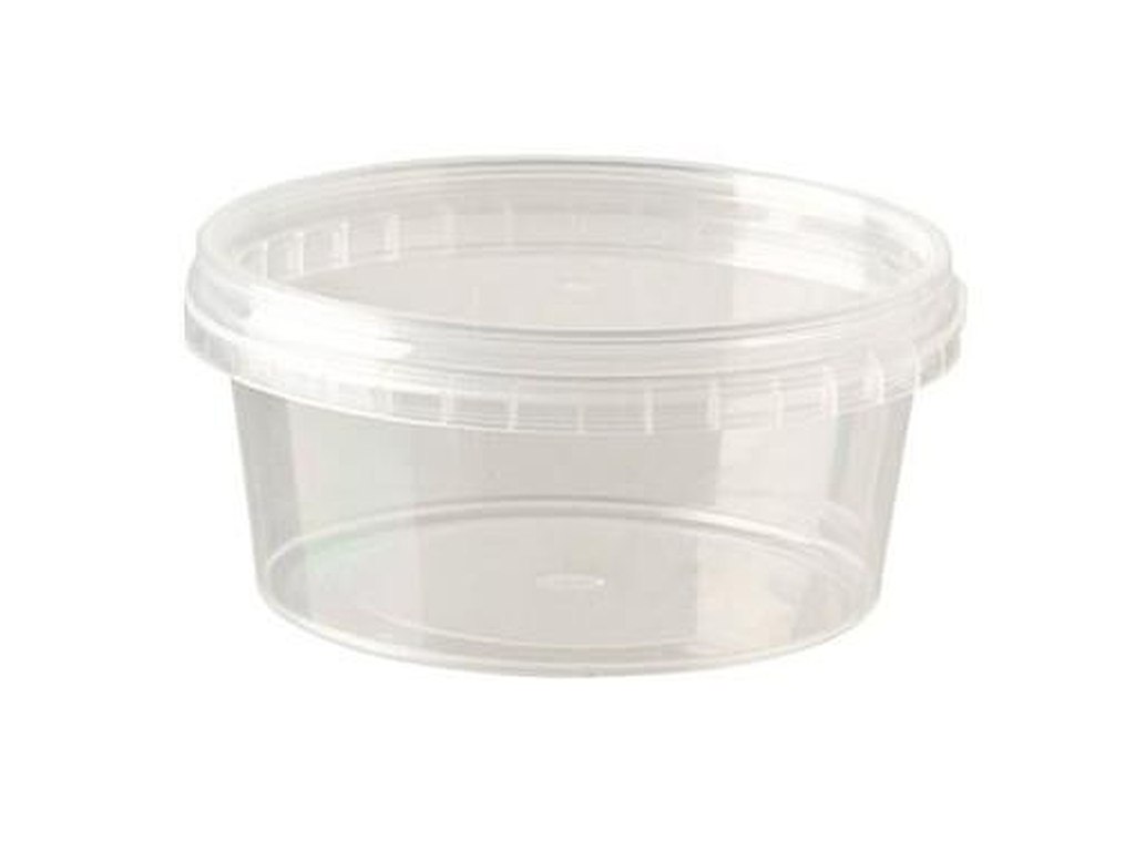 Plastbæger 180 ml Ø92 mm Rund PP Klar 10 ps x 20 stk/krt