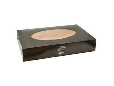 Bakke Zen Tapas 1-rum Kvadrat 876ml L250xB250xH20mm RPET Klar