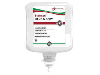 Hudcreme Stokolan Hand and Body 1ltr ECARF med Parfume 8.6% fedt til dispenser