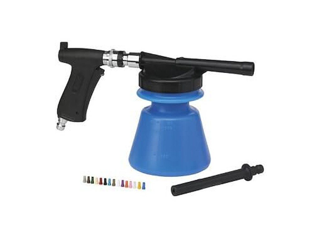 Skumsprøjte Komplet 1.4ltr med Strålerør Blå