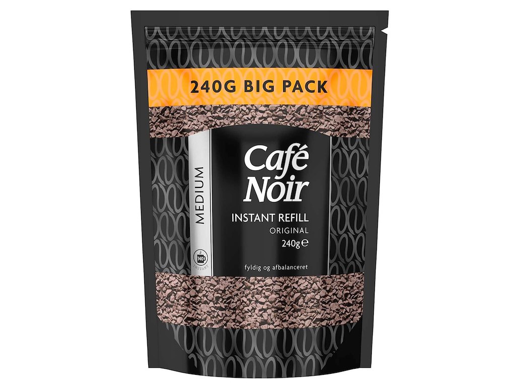 Kaffe Cafe Noir Medium 240g frysetørret instant