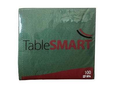 Serviet TableSMART 40x40cm 3-lag Mørkegrøn