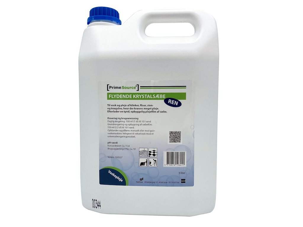 Vaskepleje Prime Source Ren Flydende Krystalsæbe 5ltr til krævende gulve