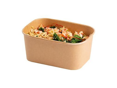 Bæger Catersource 172x120x75mm 1000 ml kraft med PP Brun