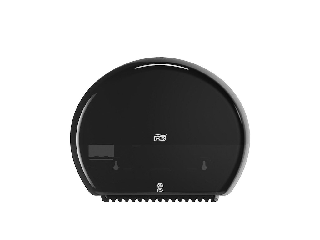 Dispenser Toiletpapir Tork T2 Jumbo Mini Plast Sort