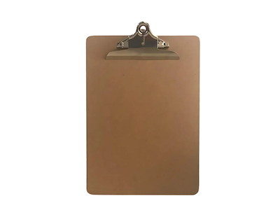 Clipboard A4 Enkel MDF Brun