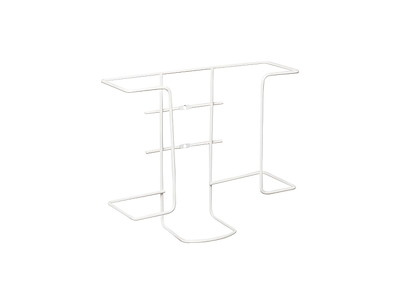 Handske stativ til 2 pakker Hvid Metal