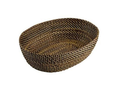 Brødkurv Bastian 20x15x7 cm Oval Nitoflet Lys/Mørk
