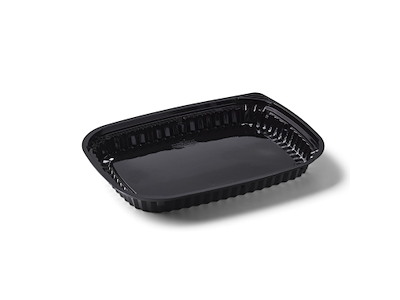 Sushibakke Vistopac 1-rum 550 ml 260x190x29 mm RPET Sort