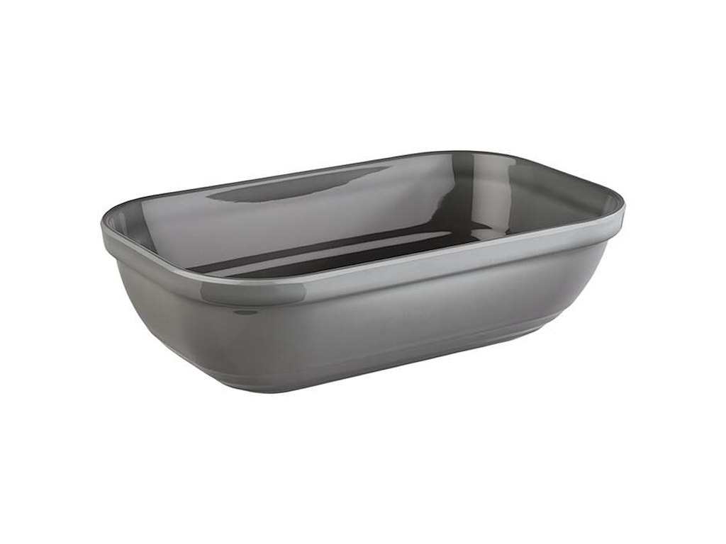 Serveringsskål Emma 1/4GN L26.5xB16.2xH7.5cm melamin grå