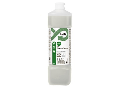 Gulvrengøring Sure Floor Cleaner 1ltr Ecolabel/C2C uden Parfume Manuel/Maskine