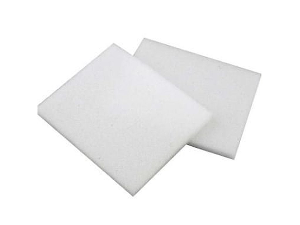 Vaskesvamp engangs L160xB60xH30mm skum hvid