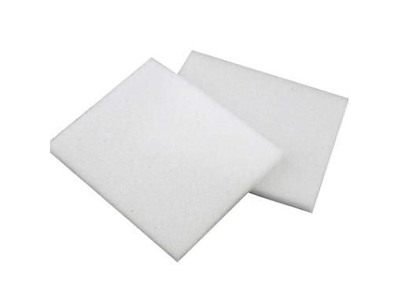 Vaskesvamp engangs L160xB60xH30mm skum hvid