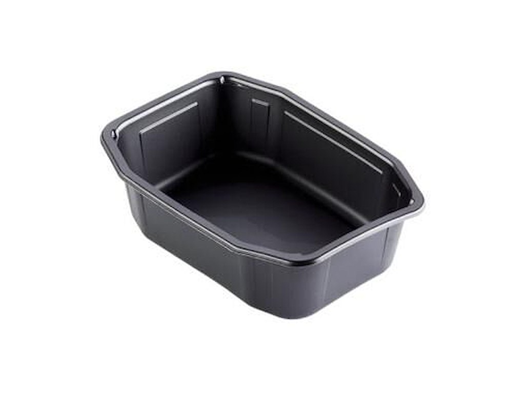 Bakke 1-rum 1395 ml 215x148x70 mm HMR PP Sort