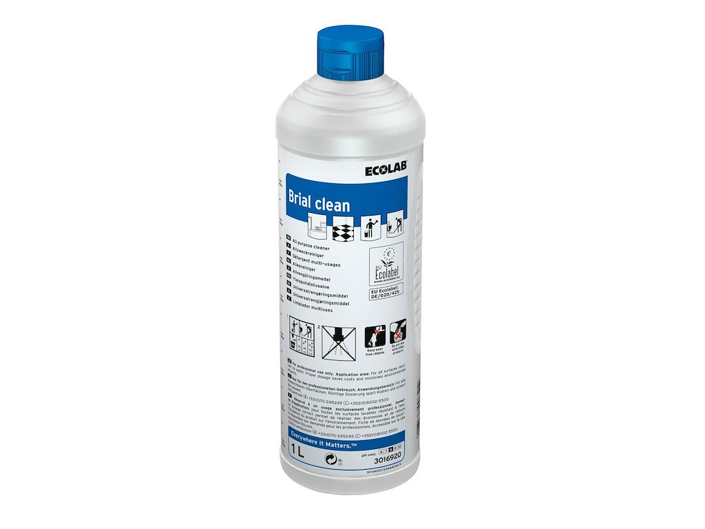 Universalrengøring Brial Clean uden Farve/Parfume 1 ltr