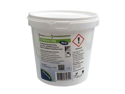 Citronsyre pulver Prime Source til afkalkning 1 kg