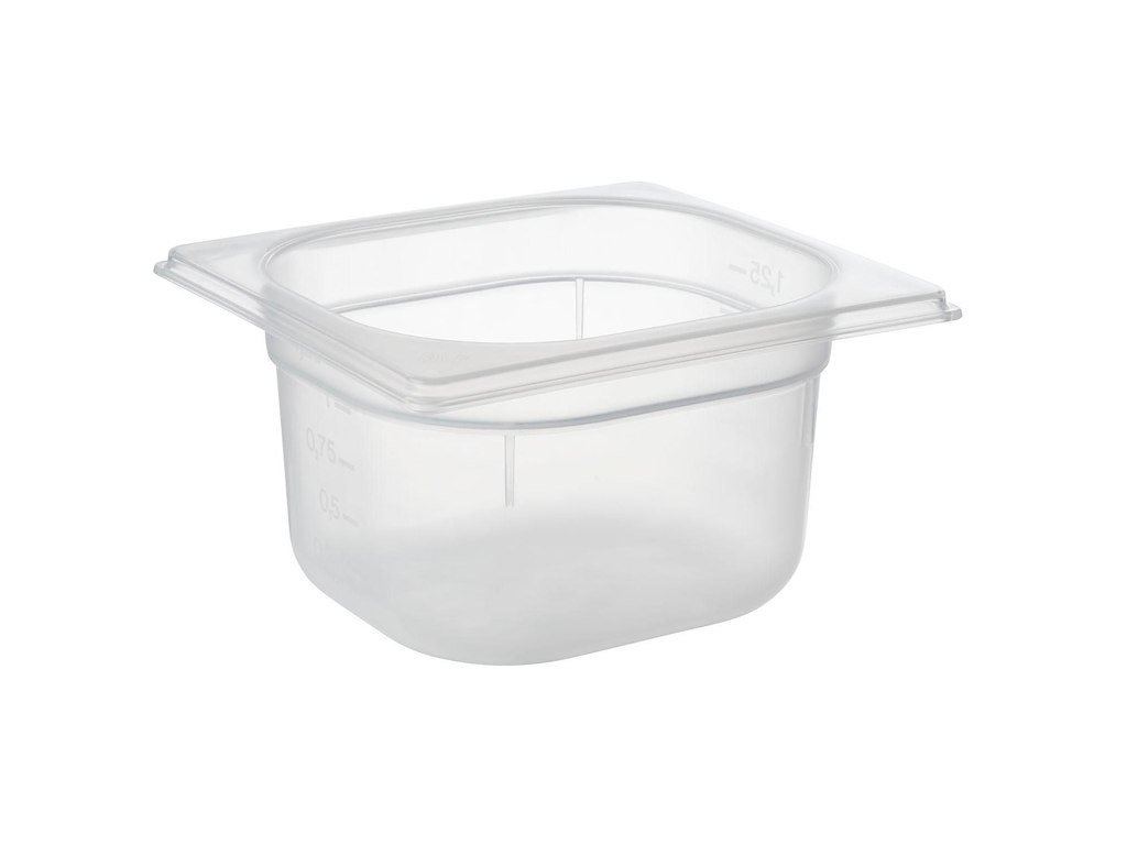 Kantine 1/6 GN 1.5 ltr 17.6x16.2x10 cm Polypropylen Klar