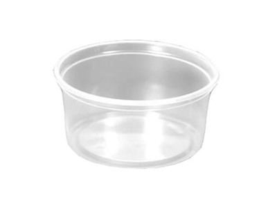 Salatbæger Delipack Ø101mm 250ml Rund PP Semitransparentt
