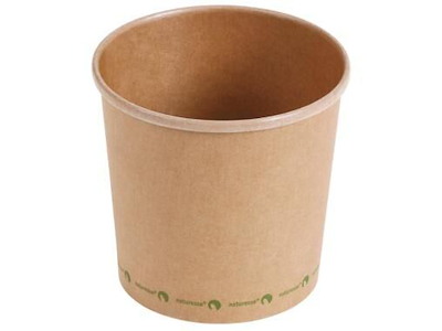 Papbæger Soup-To-Go 780ml 26oz Ø118xH110mm Pap/PLA Brun