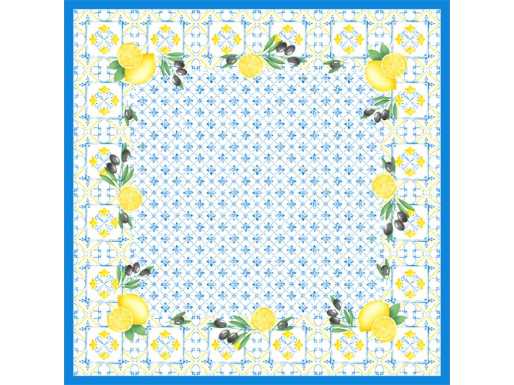 Dug Stikdug Dunicel 84x84cm Mediterrian