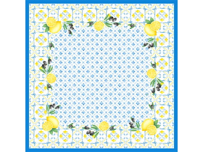 Dug Stikdug Dunicel 84x84cm Mediterrian