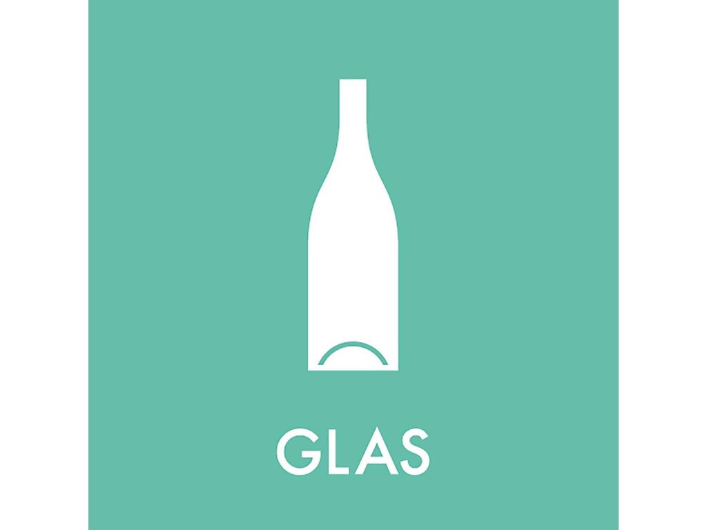 Piktogram GLAS 12x12 cm