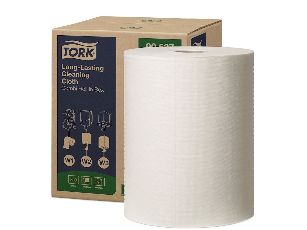 Aftørringsklud Tork Alt-i-En Rulle Hvid