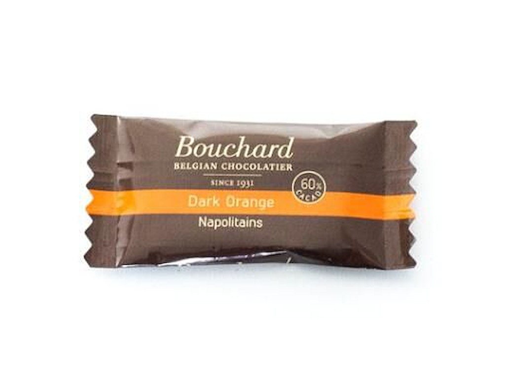 Chokolade Mørk Bouchard med Orange smag 5 gr 200 stk