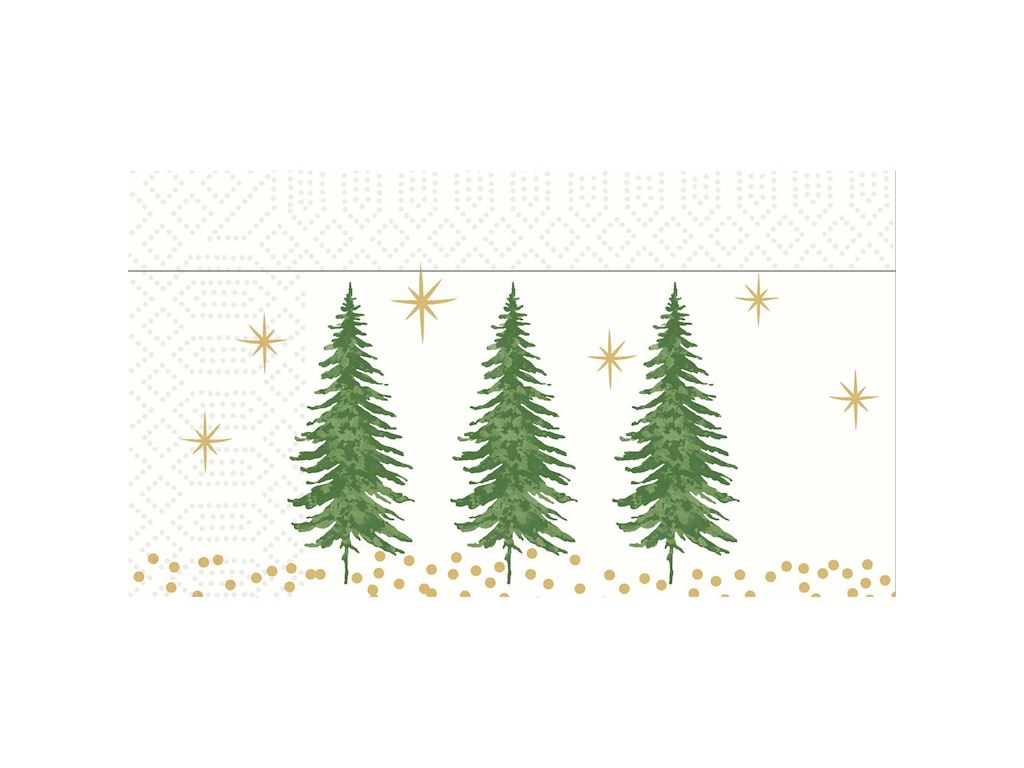 Serviet Duni 33 x 33cm 2-lag Humble Trees Brun