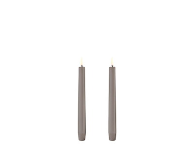 LED Stagelys Uyuni Ø2.3xH20.5cm Uden Fjernbetjening Sandstone