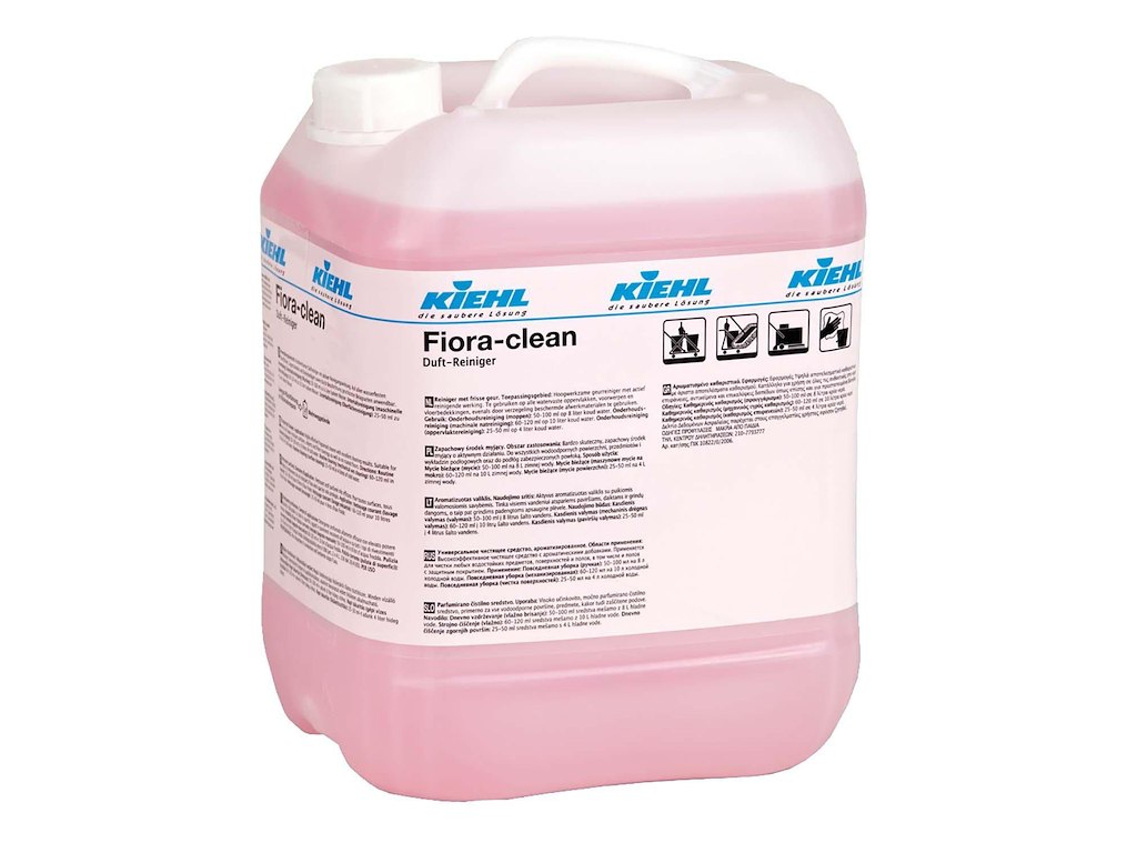 Universalrengøring Fiora-Clean med langvarig duft 10 ltr Rød