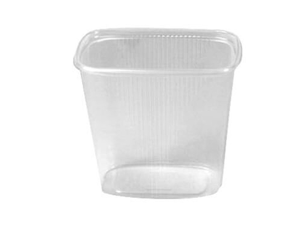 Salatbæger 500 ml 108x81x102 mm Rektangulær PP Klar