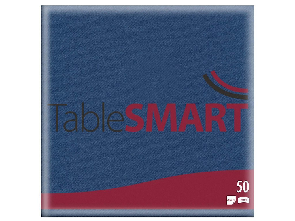 Serviet TableSMART airlaid 40x40 cm 1/4 fold Blå