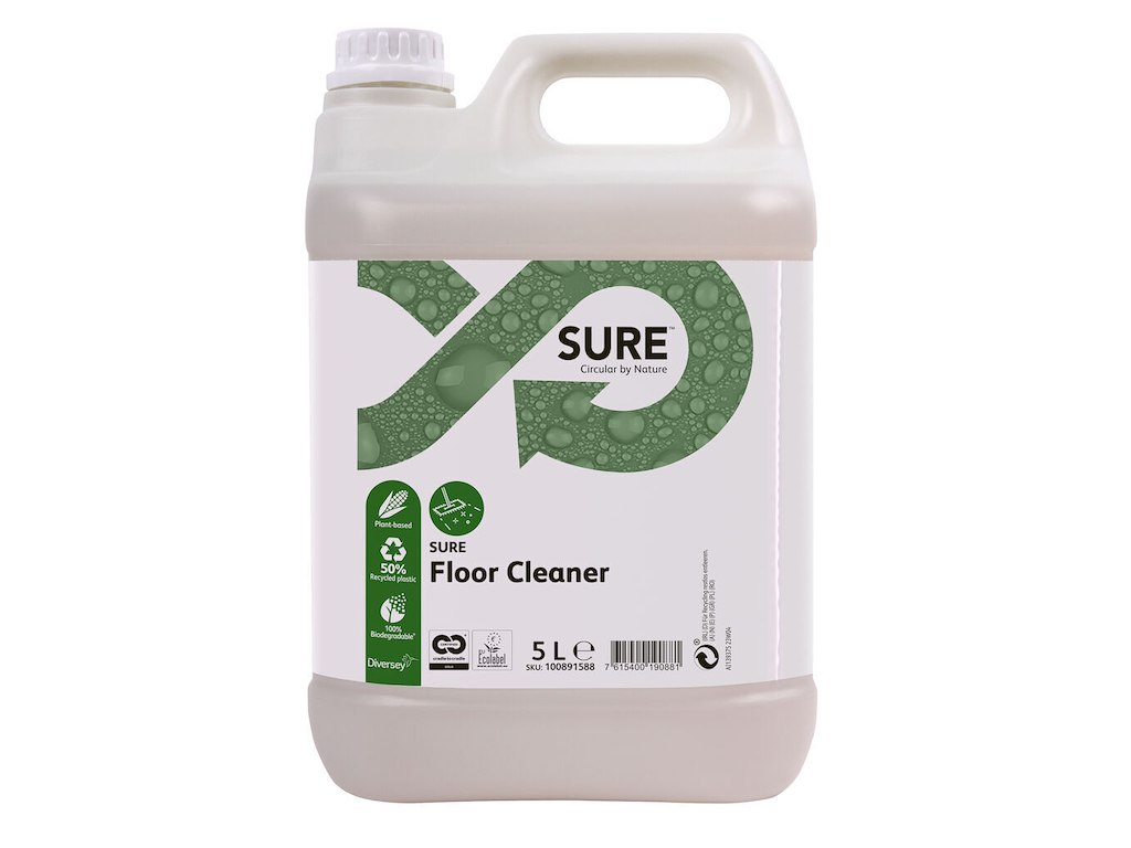 Gulvrengøring Sure Floor Cleaner 5ltr Ecolabel/C2C uden Parfume Manuel/Maskine