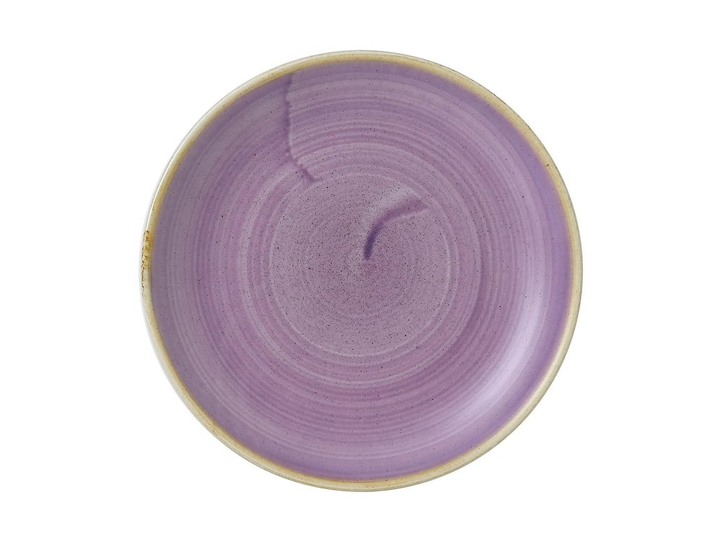 Tallerken Coupe Stonecast Ø16,5cm Porcelæn Lavendel